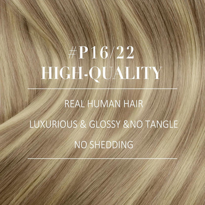 Clip-in Echthaar Extensions Blond 50 cm – Voller Kopf