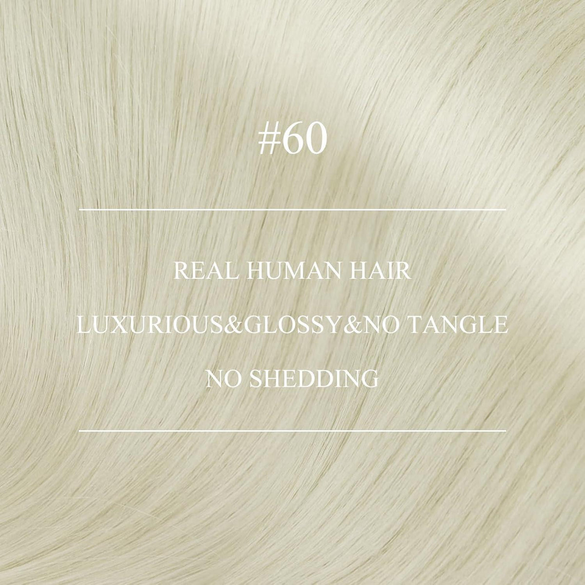 Echthaar Nanoring Extensions Blond 50cm – Volumen & Länge