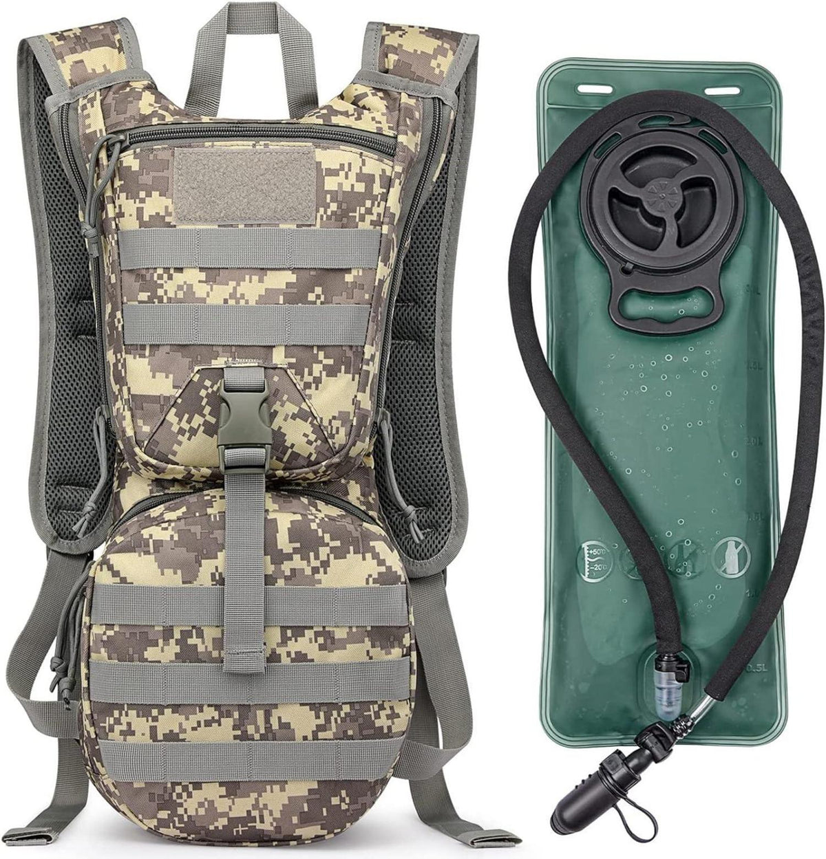 Militär Trinkrucksack 3L Hydration Rucksack Wasserrucksack Wandern