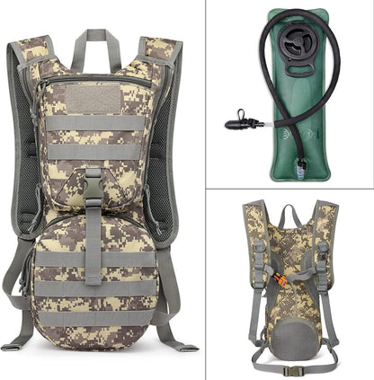 Militär Trinkrucksack mit 3L Blase für Wandern Radfahren