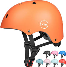 Fahrradhelm Kinder Jugend Multisport Skateboard CE Orange