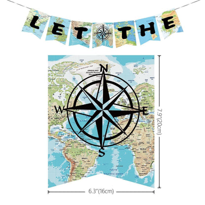 Abschiedsfeier Deko Wimpel Banner Ammer Girlande