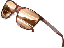 Polarisierte Retro-Sonnenbrille mit UV400-SchutzMagnesium-Legierung