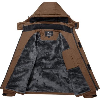 Herren Winter Skijacke Fleece Gefüttert Softshelljacke