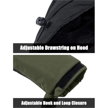 Herren Winter Skijacke Fleece Gefüttert Softshelljacke