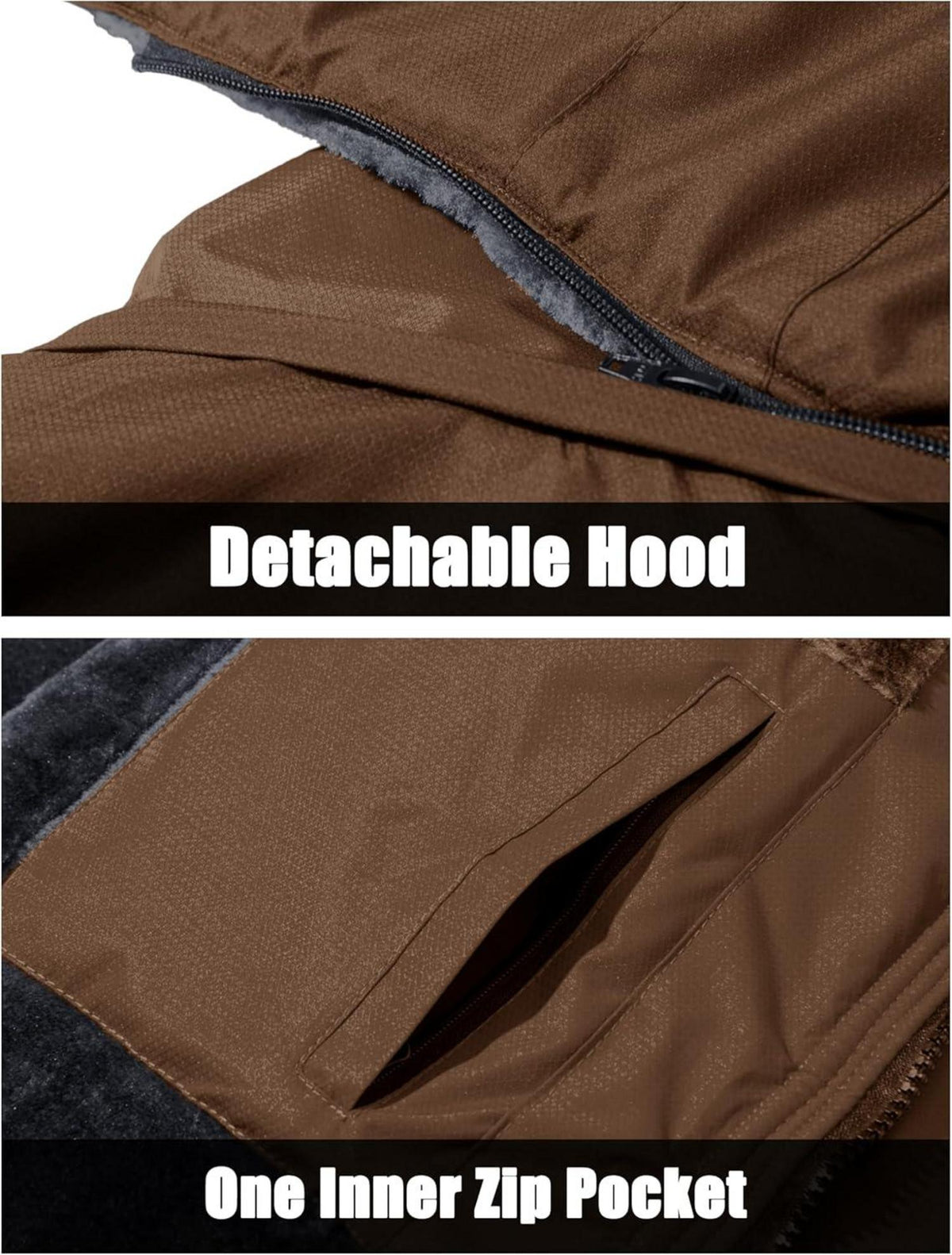 Herren Winter Skijacke Fleece Gefüttert Outdoor Softshelljacke