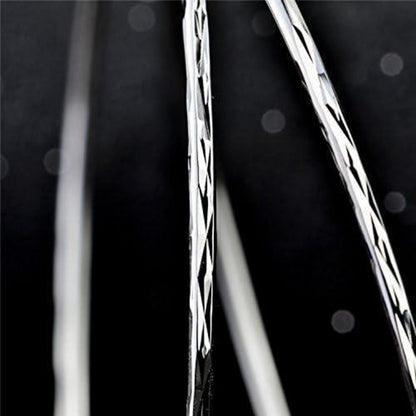 Creolen 925 Sterling Silber Kreis 50mm für Damen Mädchen
