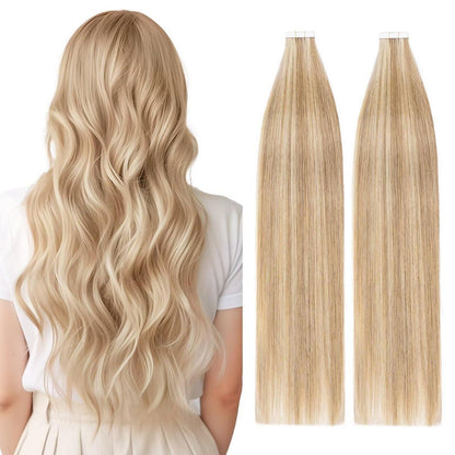 Remy Echthaar Tape Extensions Blond 50cm (#012/613)