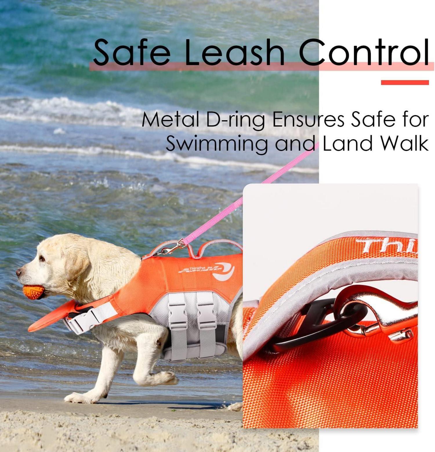 Hund Schwimmweste Rettungsweste Reflektierendes Lifesaver Orange