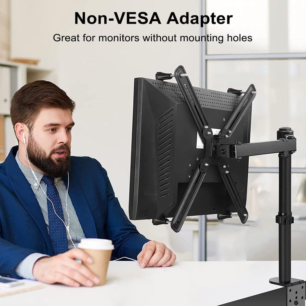VESA Adapter für 13-32 Zoll Bildschirme, 75x75mm