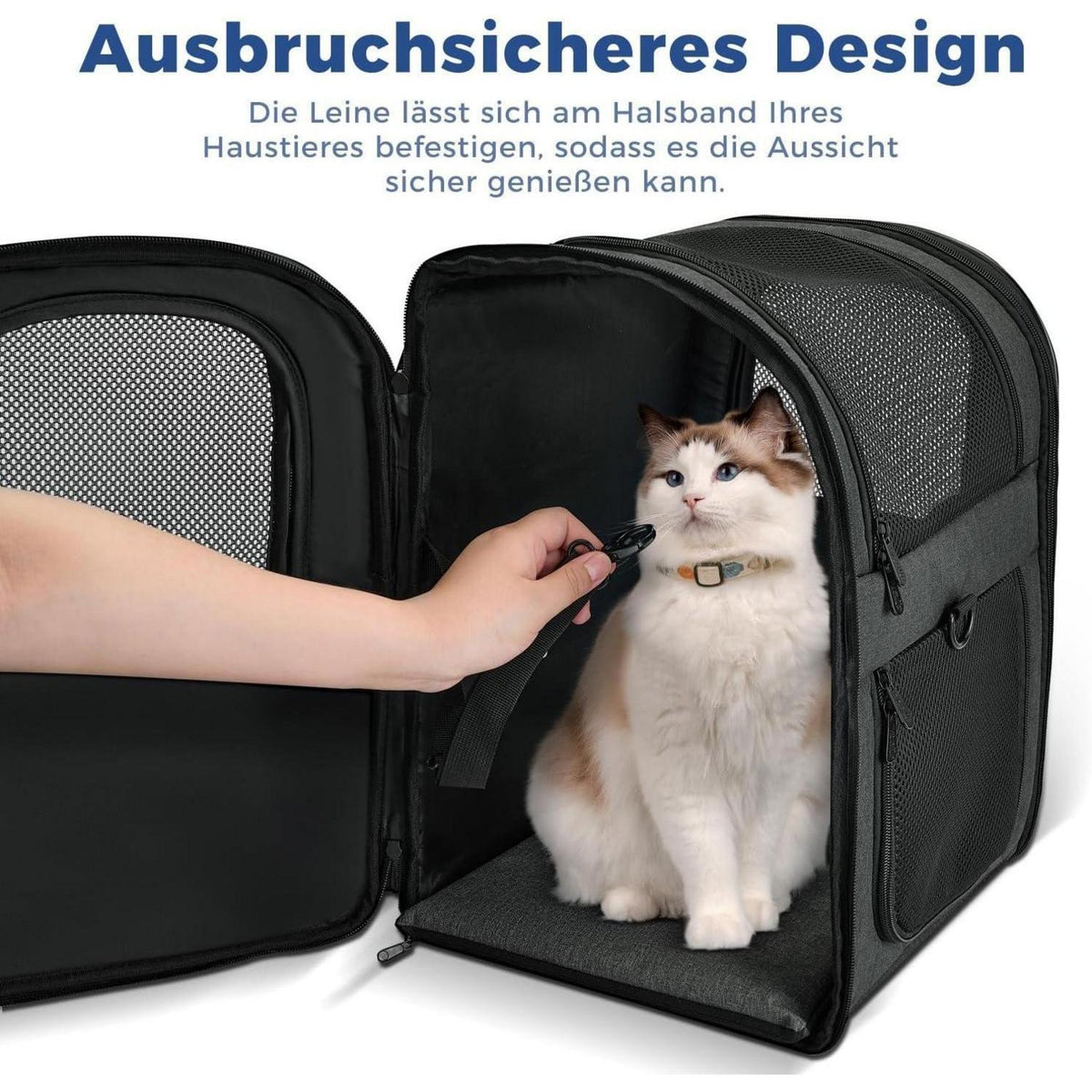Hunderucksack & Katzenrucksack für kleine Haustiere bis 15kg