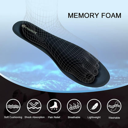 Memory Foam Einlegesohlen Damen Herren - Weiche Schuheinlagen Sneaker Stiefel - Sport Freizeit Alltag - Gr.36-47