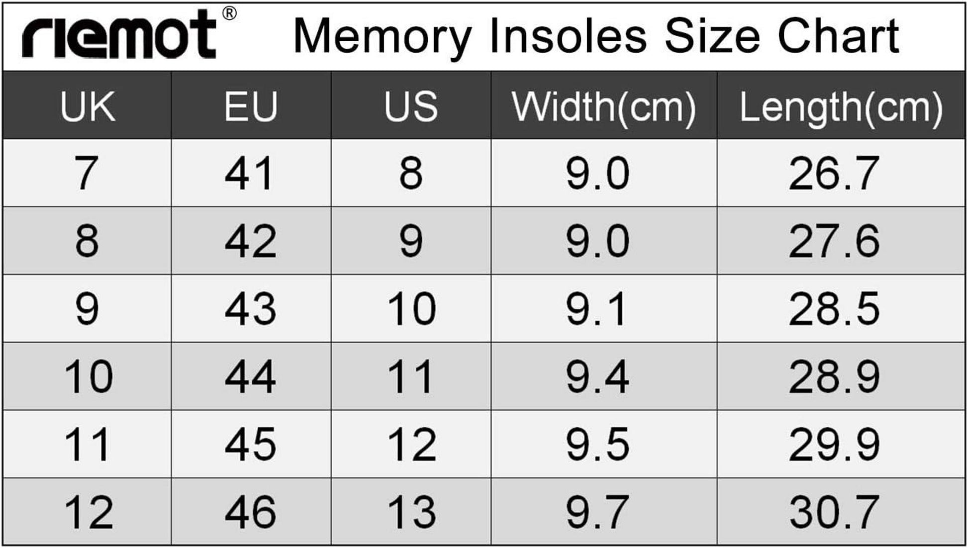 Memory Foam Einlegesohlen Weiche Sport/Damen/Herren Gr.36-47