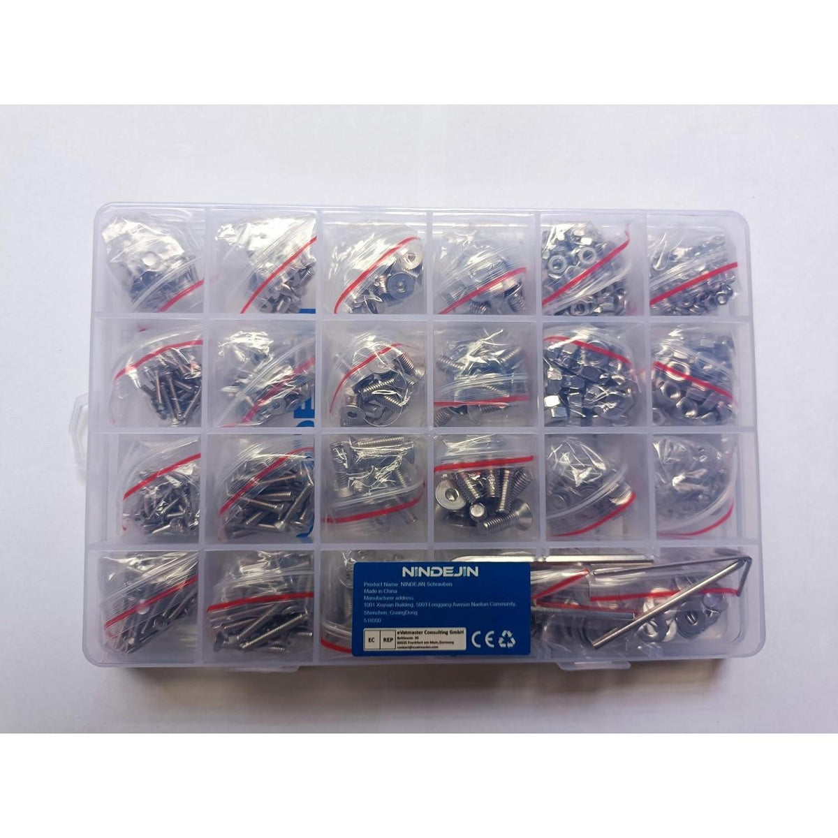 Schrauben Set Edelstahl 304 Senkkopf Innensechskant M2-M5 880 Teile