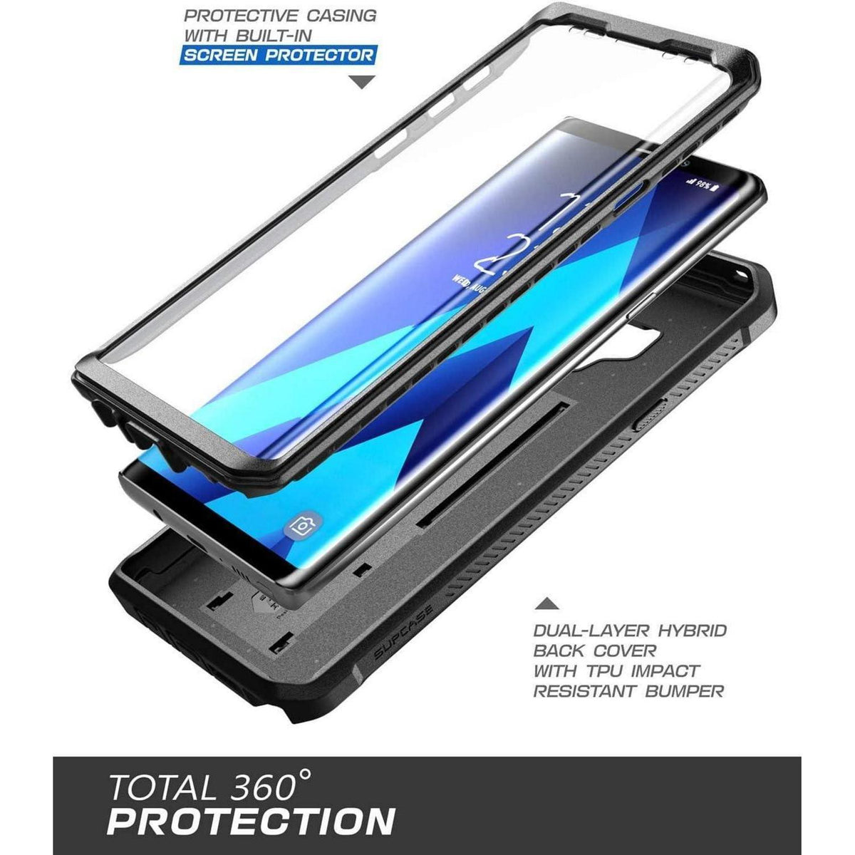 Robustes Outdoor Case mit Ständer für Samsung Galaxy Note 9