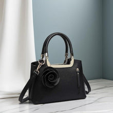 Miss Lulu Handtasche Damen Blumen Umhängetasche Kunstleder