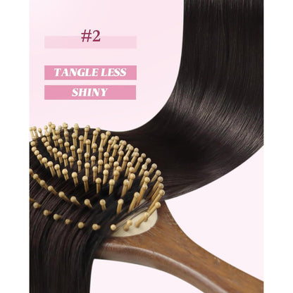 Echthaar Micro Ring Extensions Braun 60 cm