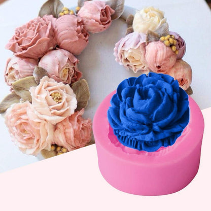 3D Rose Silikon Backform für Kuchen, Kekse & mehr