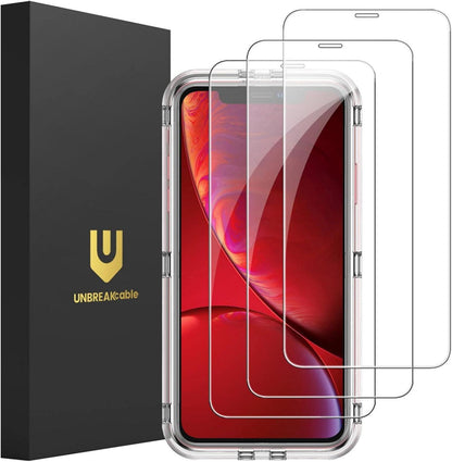 Panzer Schutz Glas für iPhone XR 11 3 Stück 9H Härtefolie