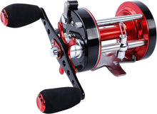 Sougayilang Warrior Baitcast Angelrolle 5000 Rot-Schwarz
