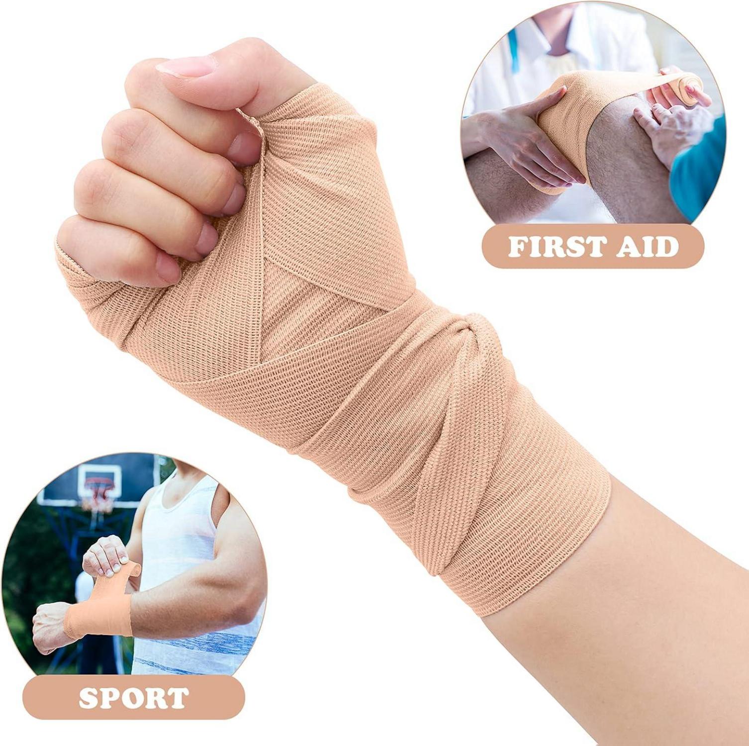 Elastischer medizinischer Verband Kompressionsrolle 4 Stk. 7.5cm 10cm