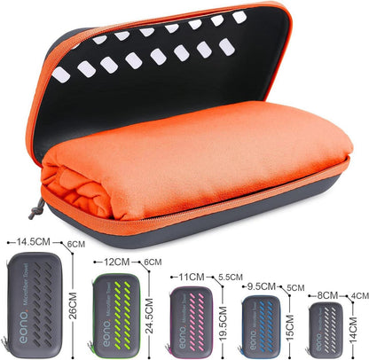 Mikrofaser Handtuch Orange 180cm x 90cm