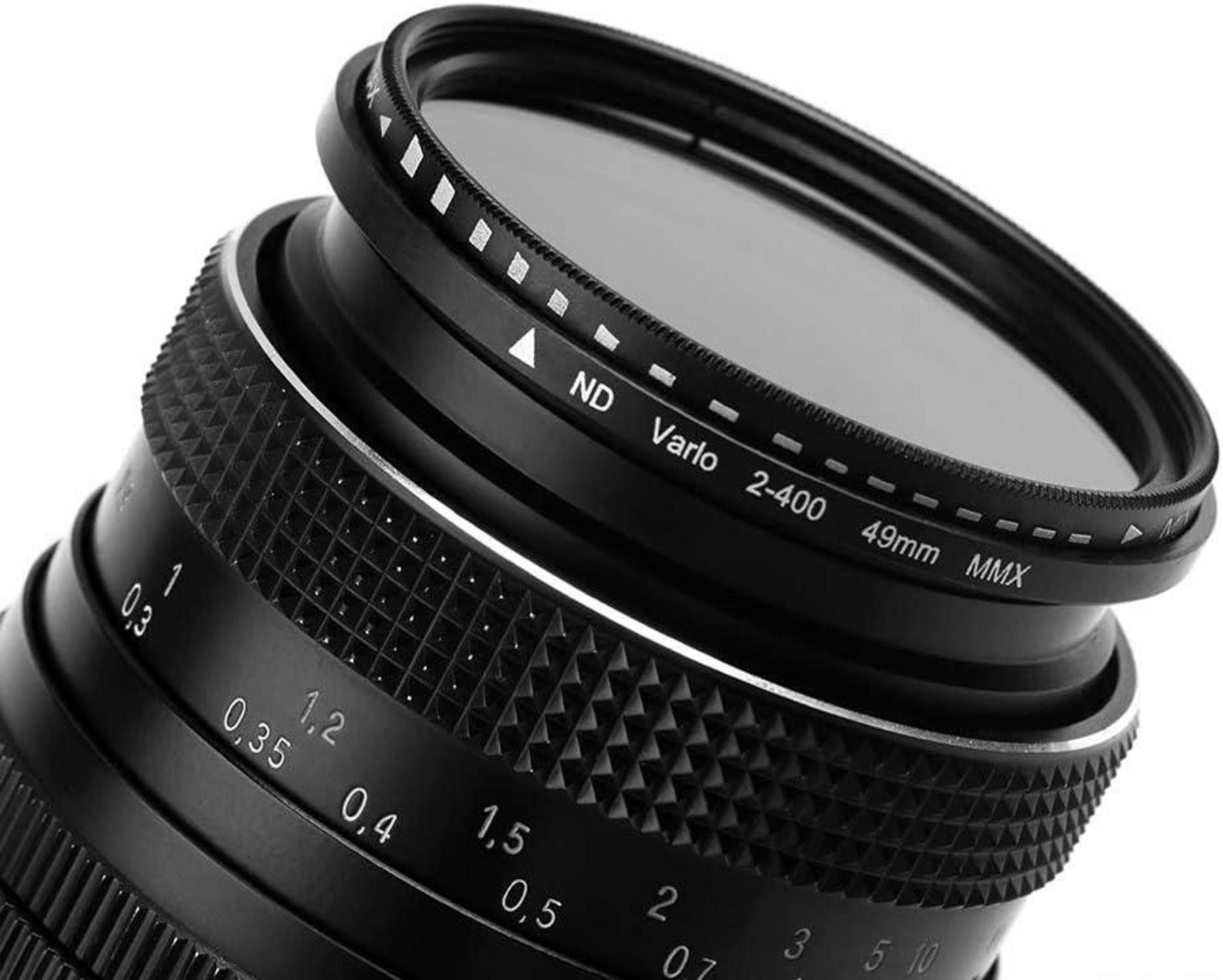 62mm Fotover Variabler ND Filter Slim ND2-ND400 für Kamera
