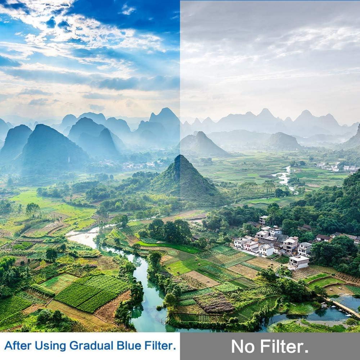 49mm Graduierte Farbe Objektiv Filter Set 9 Stück für DSLR Kamera