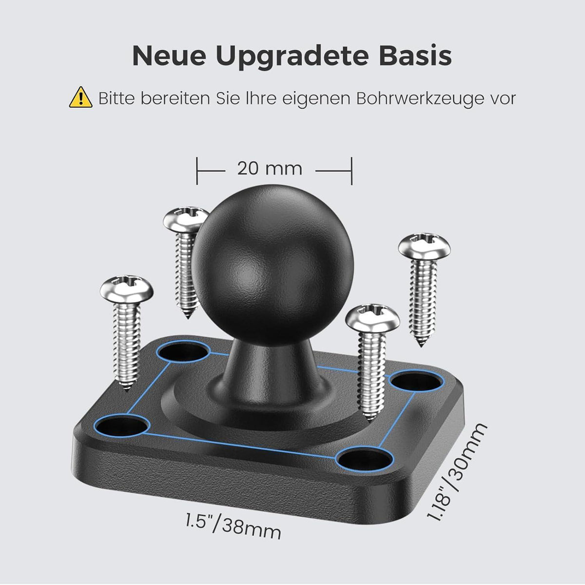 Tablet Autohalterung 360° Drehbar & Verstellbar