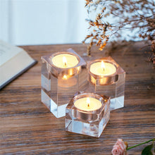 Teelichthalter Glas Set Kristallglas Kerzenhalter Zuhause