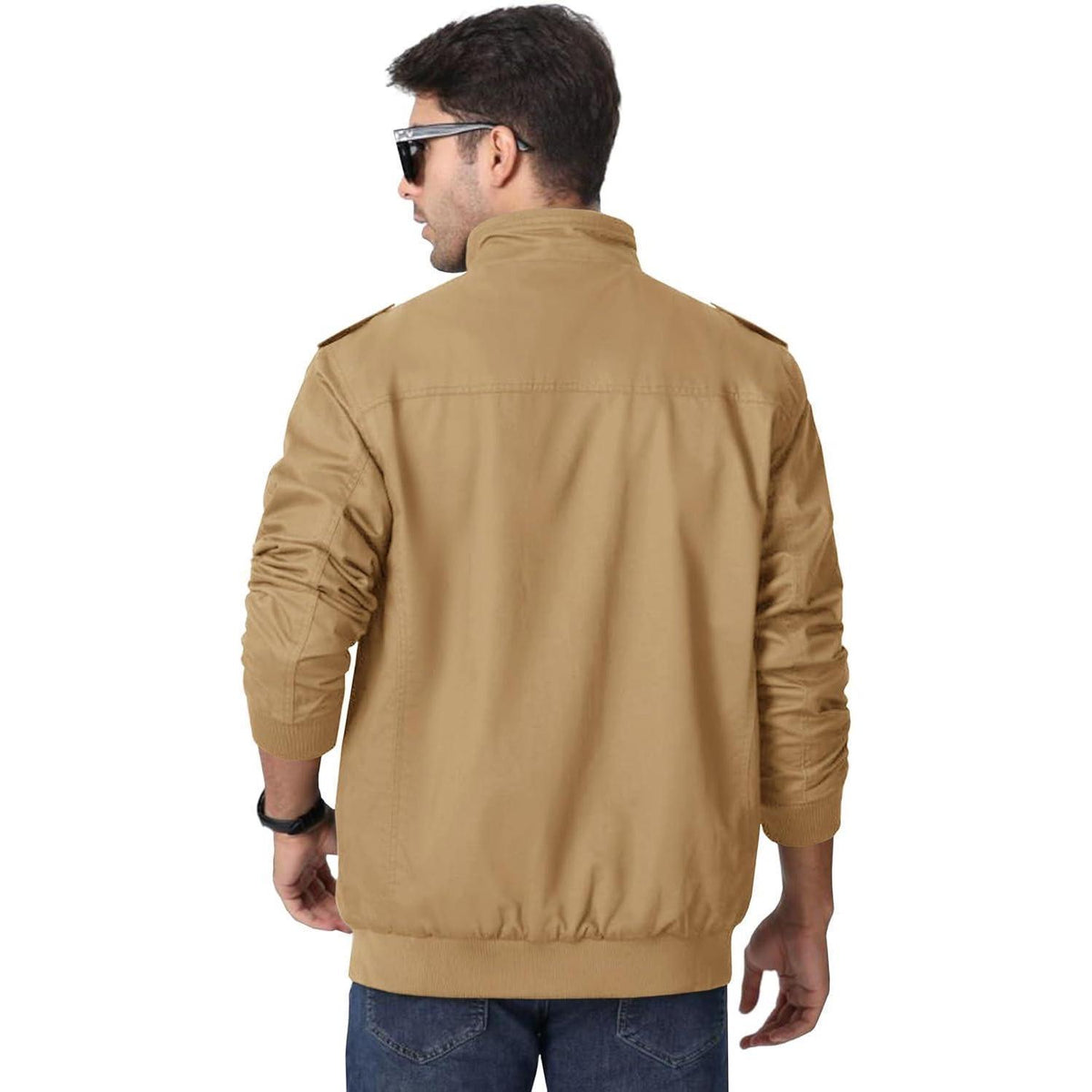 Herren Übergangsjacke Cargo Militärjacke Winddicht mit Taschen