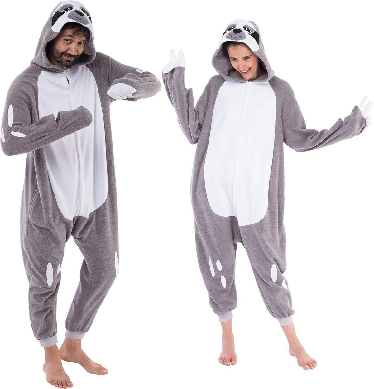 Spooktacular Creations Unisex Faultier Kostüm Jumpsuit