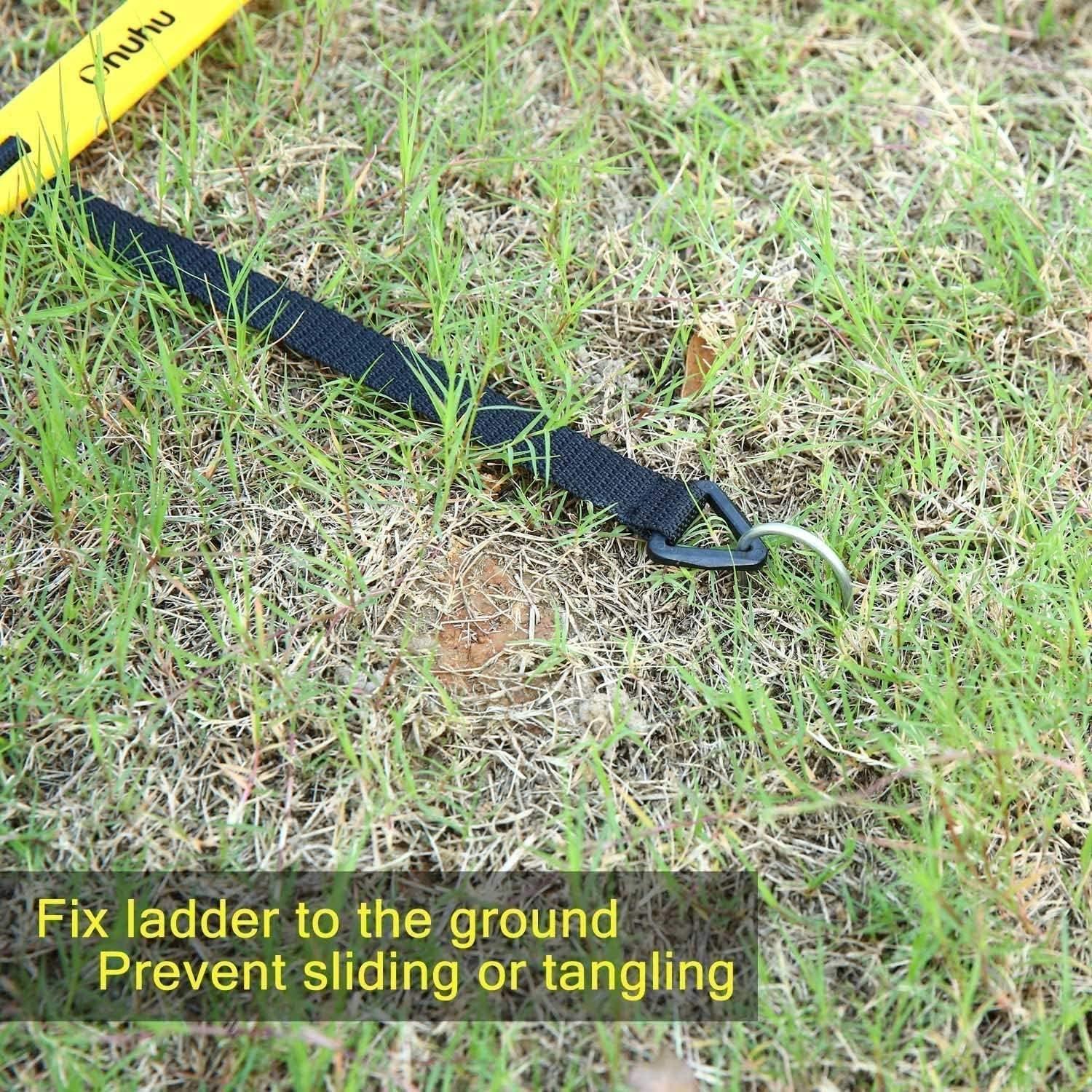 Fußball Trainingszubehör Kinder: Koordinationsleiter mit 12