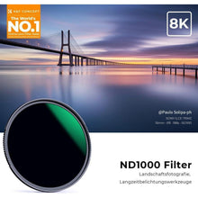 82mm ND1000 Graufilter ND Filter Neutral Slim 10 Stop
