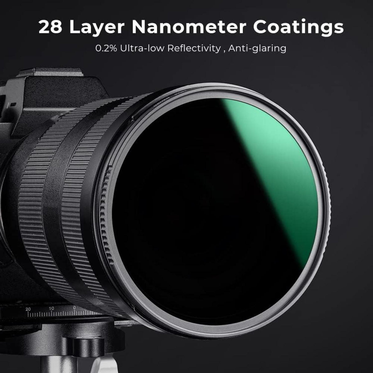 82mm Slim ND1000 Graufilter 10 Stop Neutraldichtefilter Plain Air