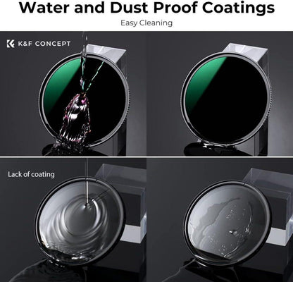 82mm ND1000 Graufilter Slim Neutral 10 Stop ND Filter Nano-X