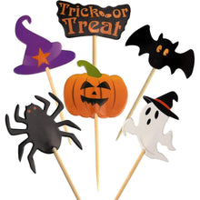 Halloween Cupcake Topper Zahnstocher Markierungsfahnen 60
