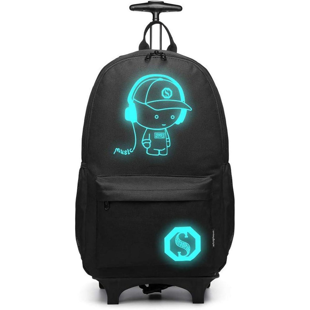 Kinderrucksack mit Rollen & Teleskopgriff, Handgepäckkonform