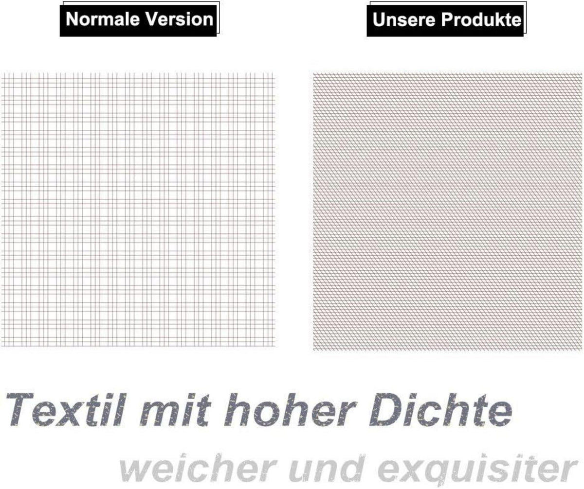 Bettwäsche Baumwolle 135x200 Grau Gestreift Reißverschluss