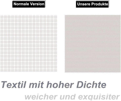 Bettwäsche Baumwolle 135x200 Grau Gestreift Reißverschluss