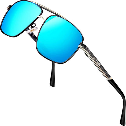 Polarisierte UV400 Sonnenbrille CAT 3 CE Schutz Rechteckiger