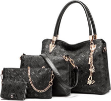 Damen Handtaschen Set Mittelgroß Umhängetasche Damenhandtasche