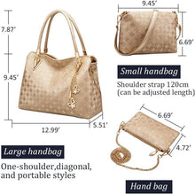Pahajim Handtasche Damen Set Mittelgroß Umhängetasche