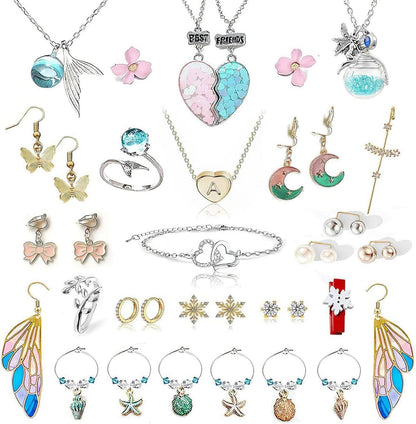 MJARTORIA Schmuck Adventskalender 2024 Damen Mädchen 24