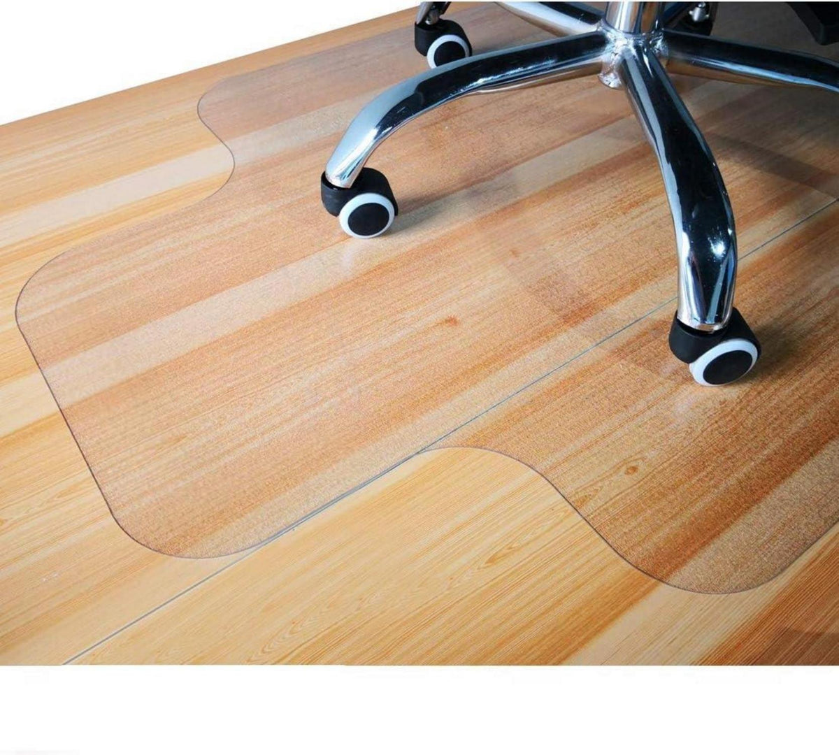 Bodenschutzmatte Bürostuhl Transparent 90x120cm Konvex