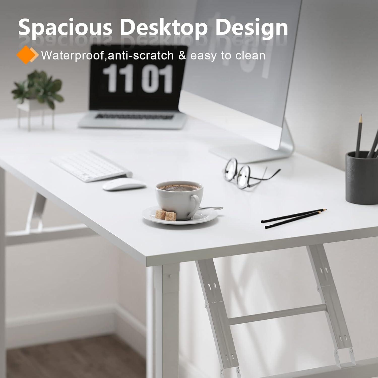 Klapptisch Computertisch 100x60x75cm PC Schreibtisch Büroarbeitsplatz