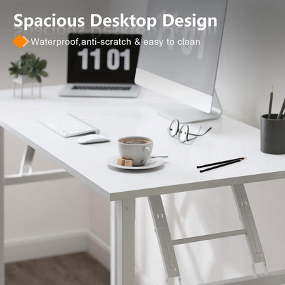 Klapptisch Computertisch 100x60x75cm PC Schreibtisch Büroarbeitsplatz