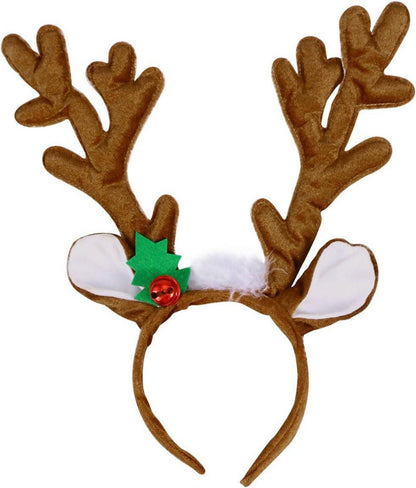 Rentier-Geweih-Stirnband für Weihnachten & Geburtstagsfeier
