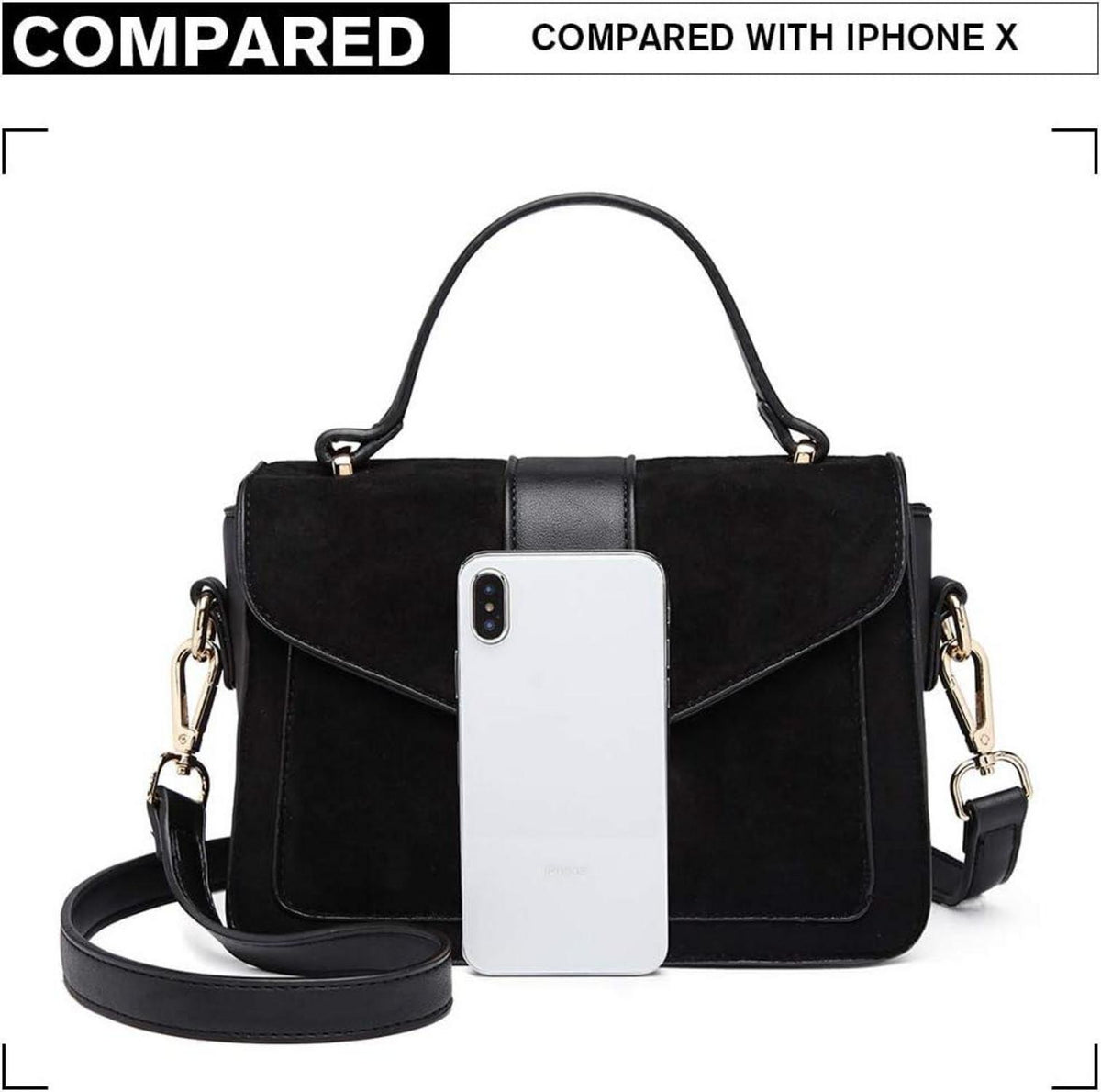 Damen Handtasche Klein Henkeltasche Schultertasche Umhängetasche