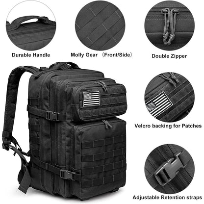 Taktischer 40L Molle Rucksack für Outdoor Camping Trekking